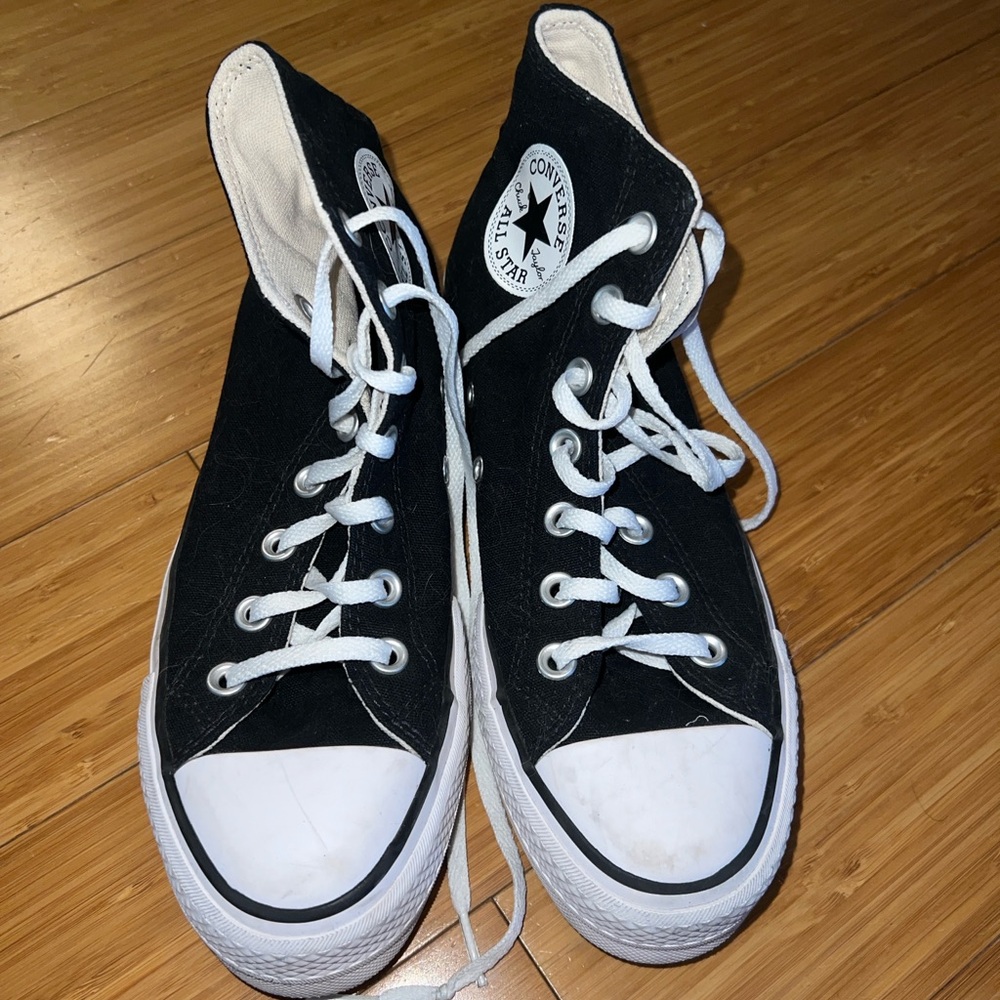 Converse Black and White' High-Top Sneakers Women’s
